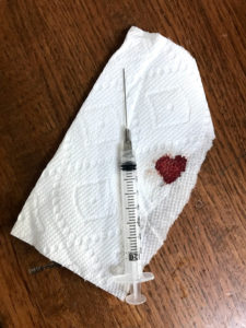 An injection needle for IVF